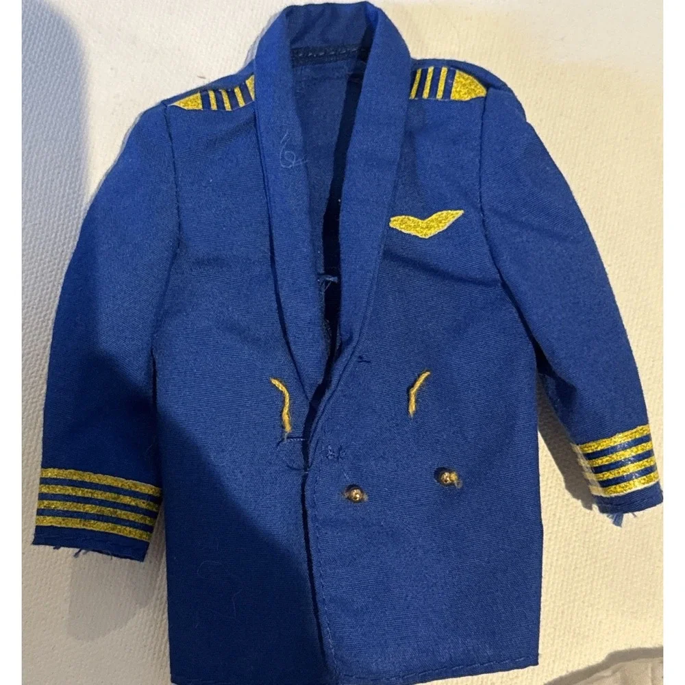 Vintage Mattel Barbie‎ Ken Clothes Airplane Pilot Jumpsuit Modified
